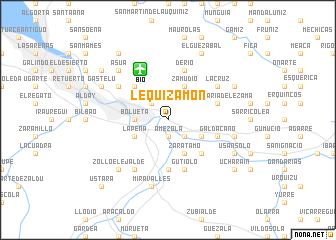 map of Lequizamón
