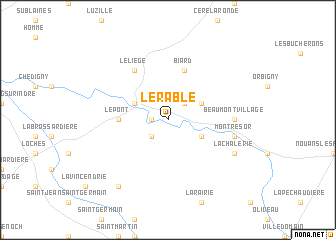 map of LʼÉrable