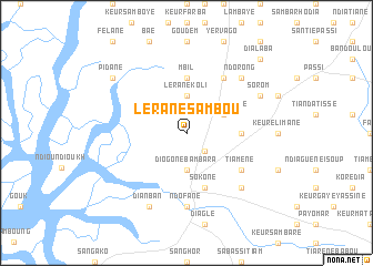 map of Lérane Sambou