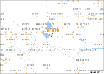 map of Lerate