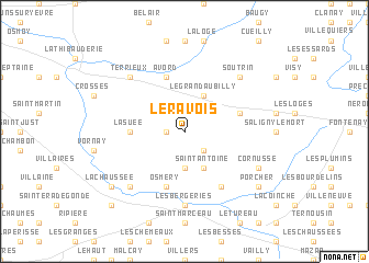 map of Le Ravois