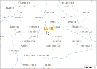 map of Léra