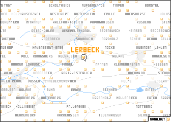 map of Lerbeck