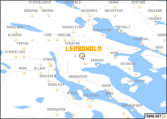 map of Lerboholm