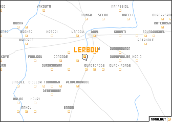 map of Lèrbou