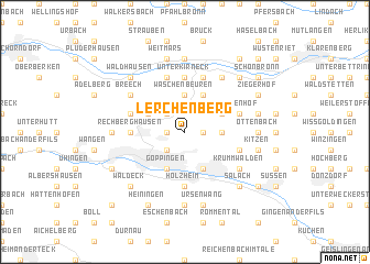 map of Lerchenberg