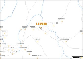 map of Lerebi