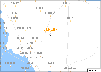 map of Léréda