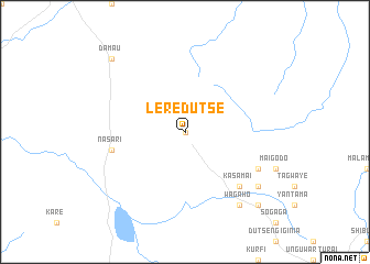 map of Lere Dutse