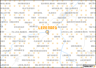 map of Le Renard