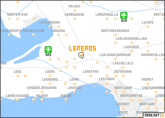 map of Le Repos