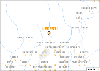 map of Lereşti