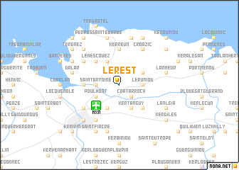 map of Le Rest