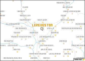 map of Le Reveston