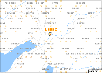 map of Lérez
