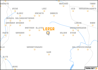 map of Lerga