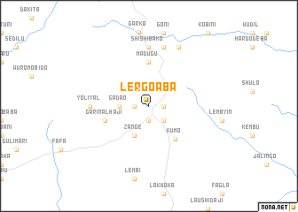 map of Lergo Aba