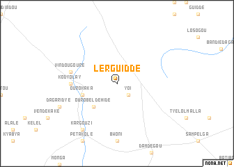 map of Lèrguiddé