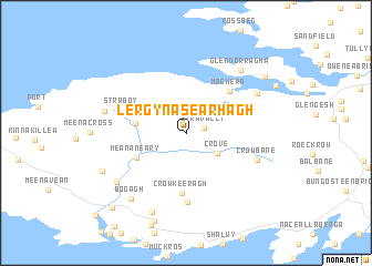 map of Lergynasearhagh