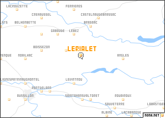 map of Le Rialet