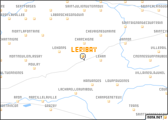 map of Le Ribay