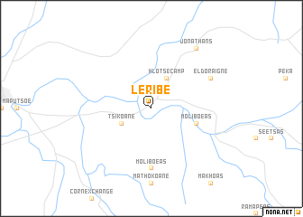 map of Leribe