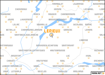 map of Le Rieux