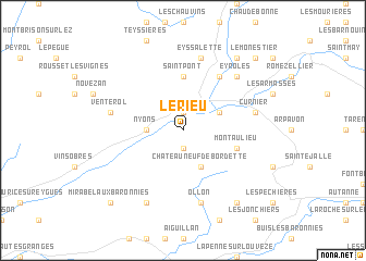 map of Le Rieu