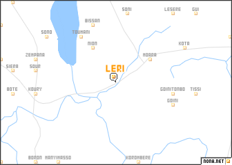 map of Léri