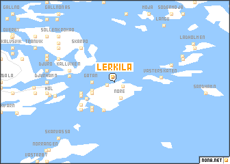 map of Lerkila