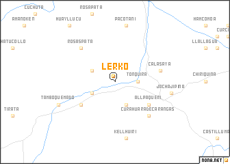 map of Lerko