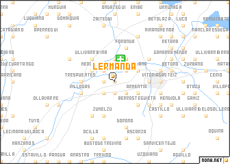 map of Lermanda