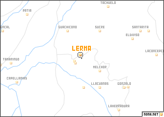 map of Lerma