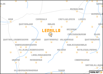 map of Lermilla