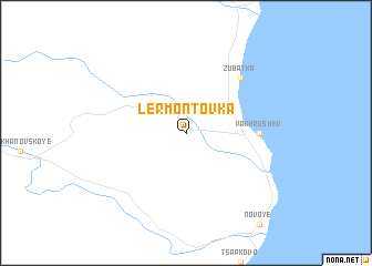 map of Lermontovka