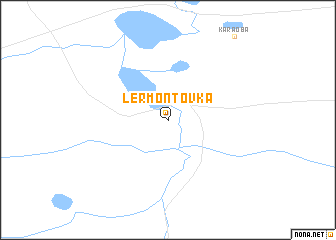 map of Lermontovka