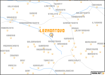 map of Lermontovo