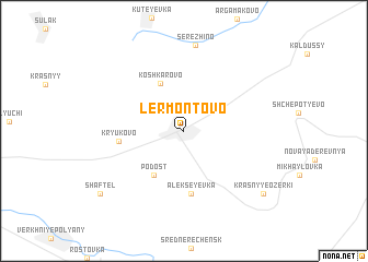 map of Lermontovo