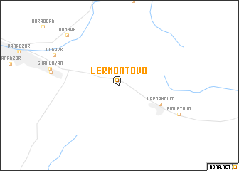 map of Lermontovo