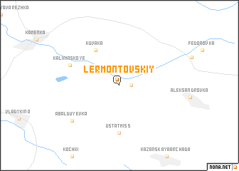 map of Lermontovskiy