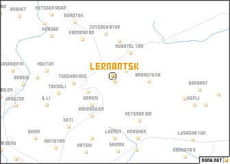 map of Lernantsk