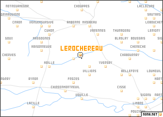 map of Le Rochereau