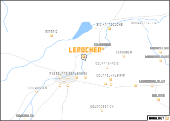 map of Le Rocher