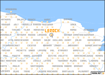 map of Le Rock