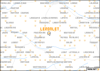 map of Le Ronlet