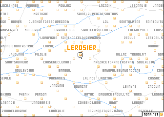 map of Le Rosier