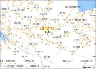 map of Lerotići