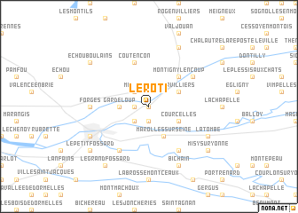 map of Le Rôti