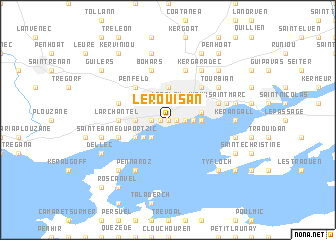 map of Le Rouisan