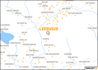 map of Leroúsko